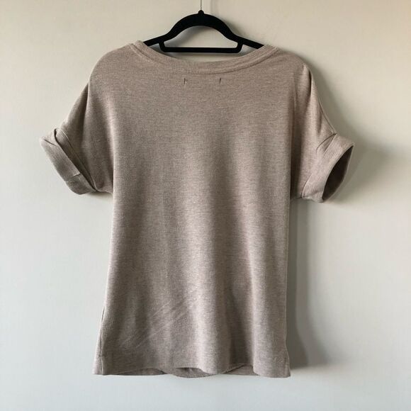 ALLSAINTS Diego Tee Cream/Wheat Colour - Picture 5 of 10